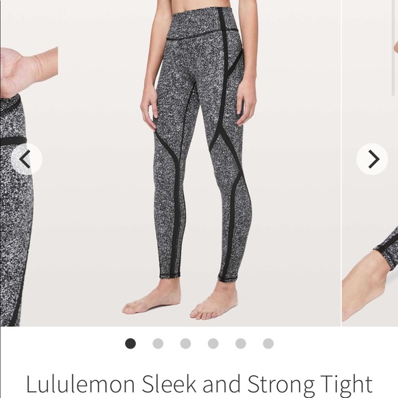 Lulu lemon Sleek & Strong leggings - Picture 1 of 3